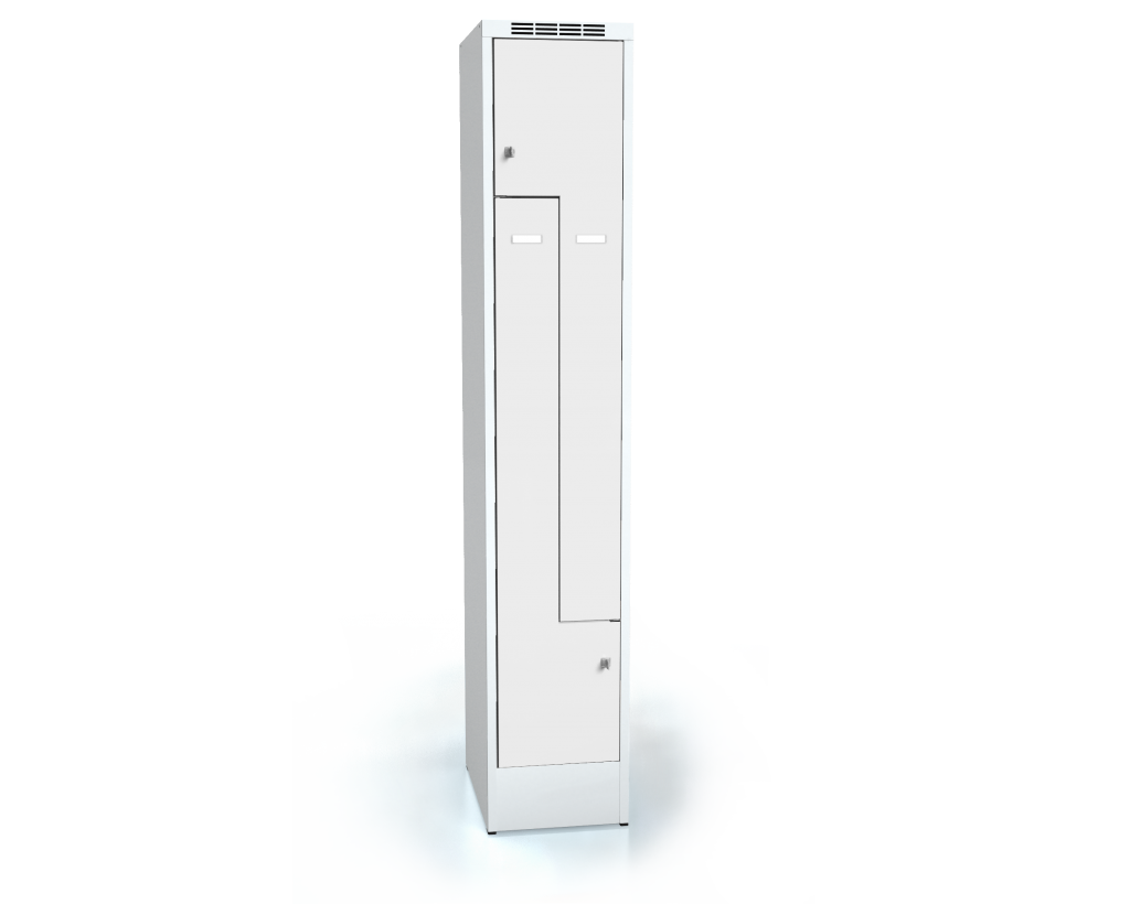 Cloakroom locker Z-shaped doors ALDOP 1920 x 350 x 500